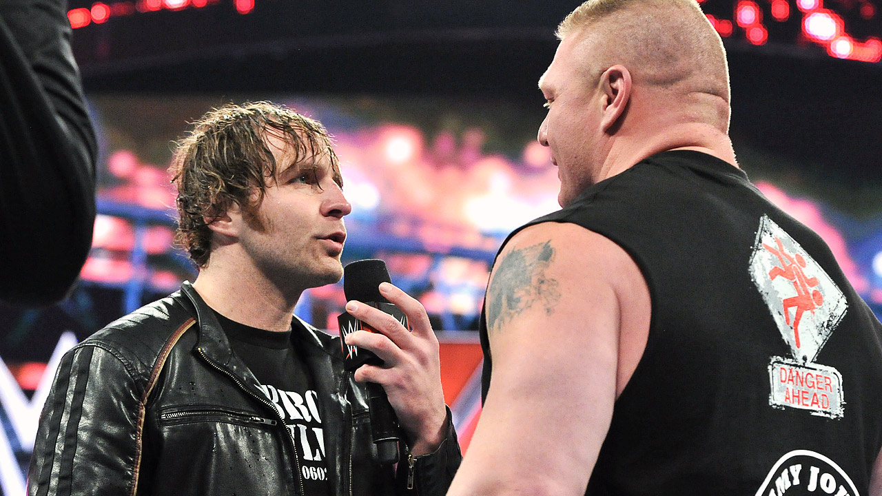 Poco a poco, el enfrentamiento entre Lesnar y Ambrose va tomando forma.