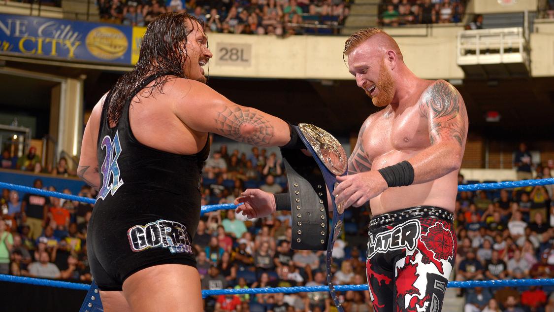 Heath Slater, tratando de reverdecer laureles en SmackDown junto a Rhyno.