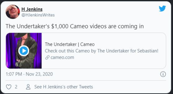 undertaker cameo