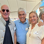 Piñera publica fotos desde “campamento” para millonarios en EE.UU.: Con Bill Gates y Mark Zuckerberg