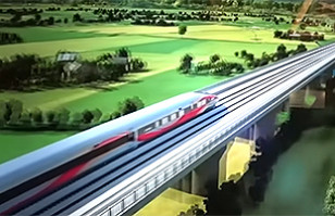 Tren m&aacute;s r&aacute;pido y lujoso de China: Influencer muestra c&oacute;mo es por dentro