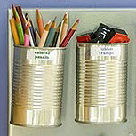 Eco ideas: organizando y ordenando con latas