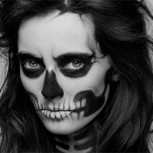 Crea una increíble máscara para halloween usando maquillaje