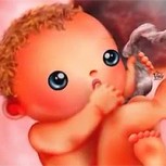 Increíble video de un bebé jugando dentro de su madre antes de nacer