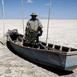 El segundo lago de Bolivia, el inmenso Poopó, se secó por el cambio climático