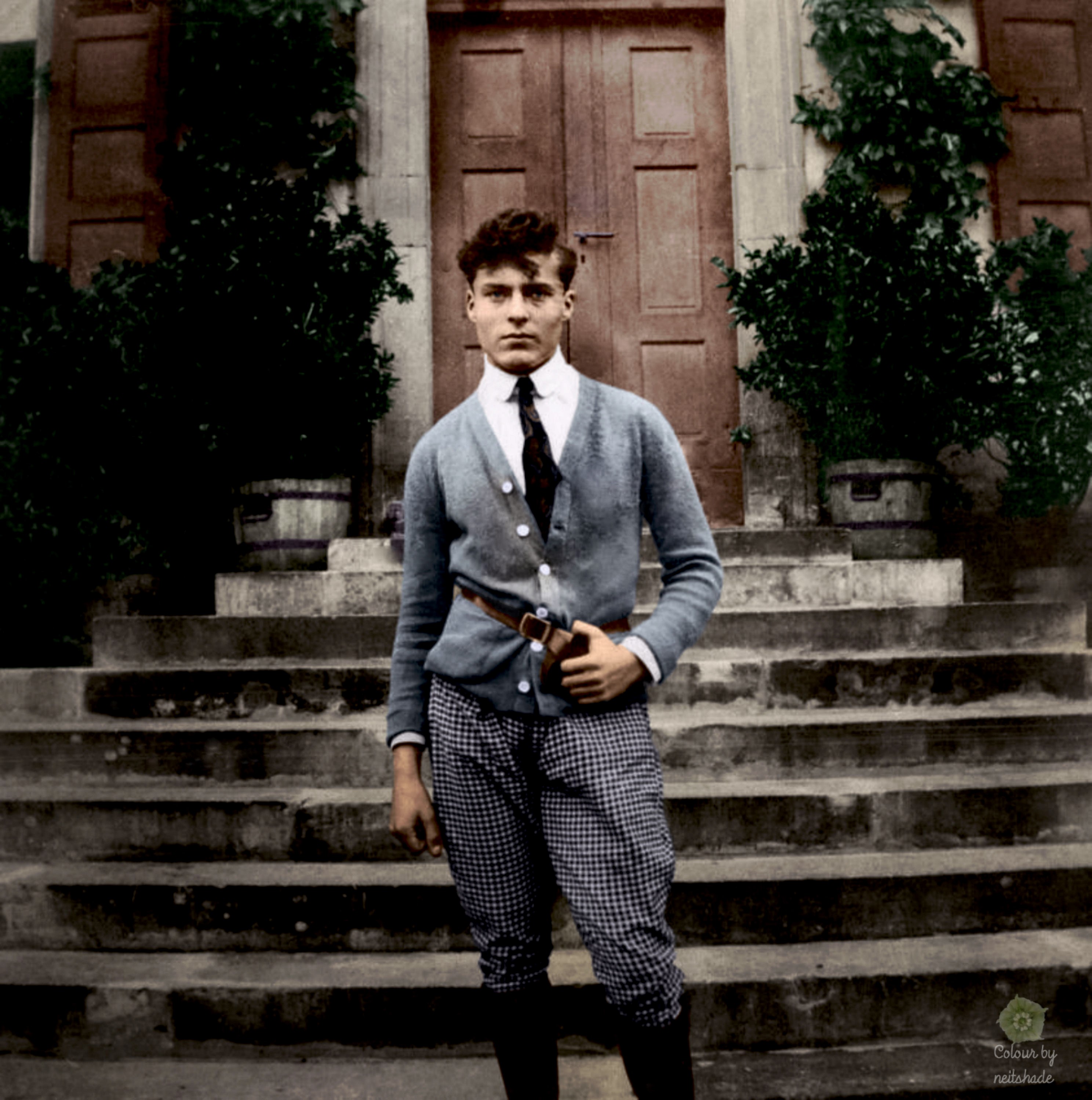 Stauffenberg en su juventud.