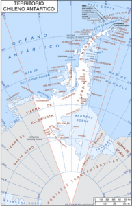 El Territorio antártico chileno.
