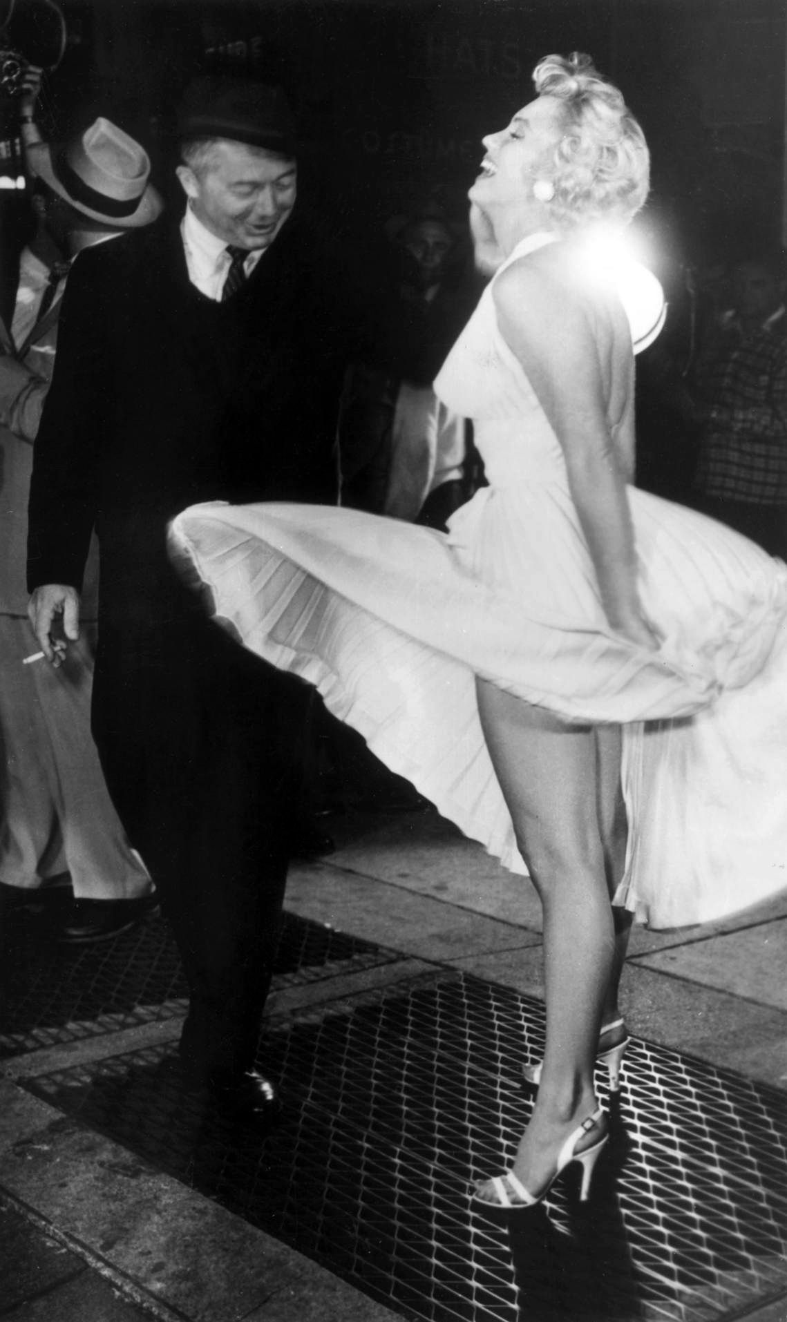 Marilyn Monroe con su vestido blanco