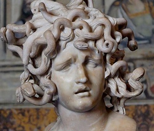 Cintillo De Medusa Plástico Serpientes Diosa Mitología 