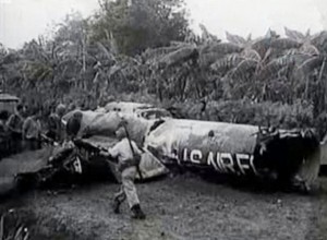 Un avión espía U2 derribado en la isla de Cuba, durante la crisis de los misiles de 1962.