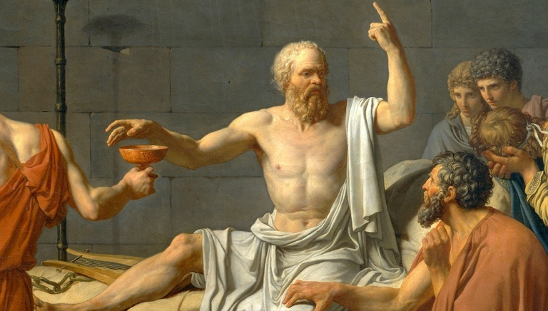 Muerte de Sócrates.