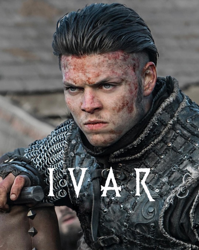 Ivar, "el Deshuesado”, interpretado por el actor danés Alex Høgh Andersen, uno de los protagonistas de la serie “Vikingos”.