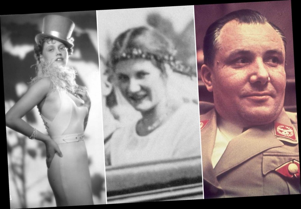 Martin Bormann, secretario personal de Adolf Hitler, y sus dos mujeres:  su esposa Gerda y su amante Manja Behrens.