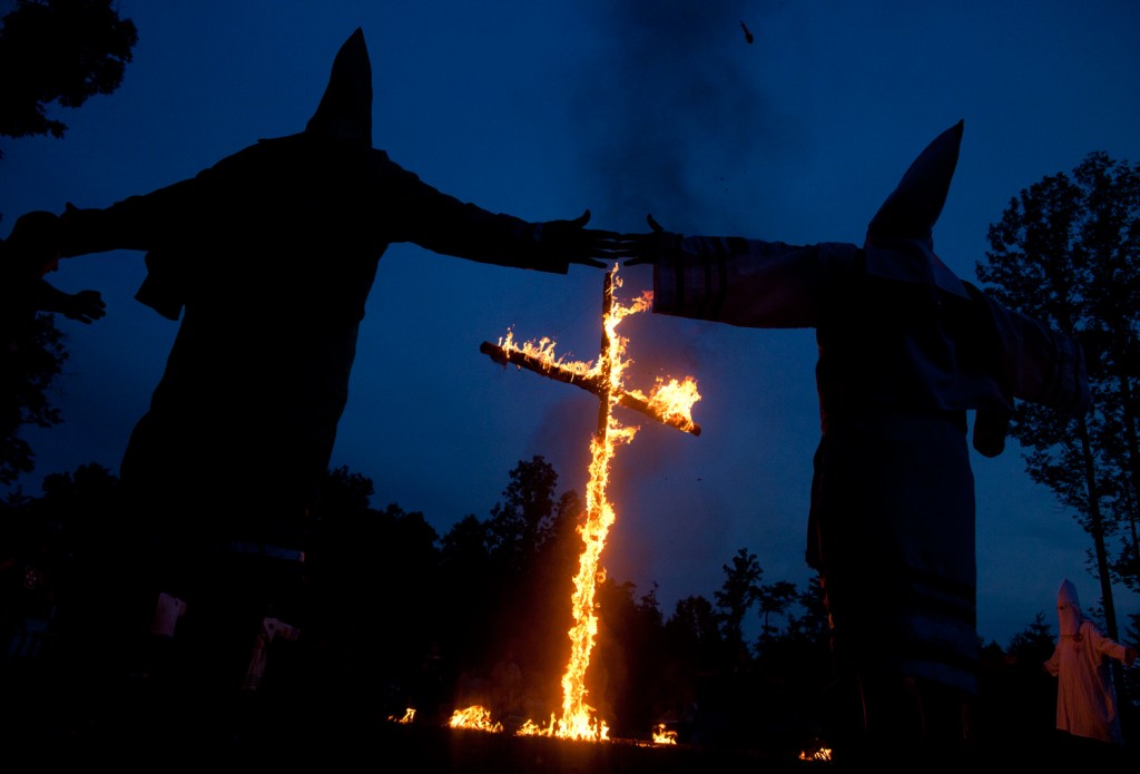 Cross burning