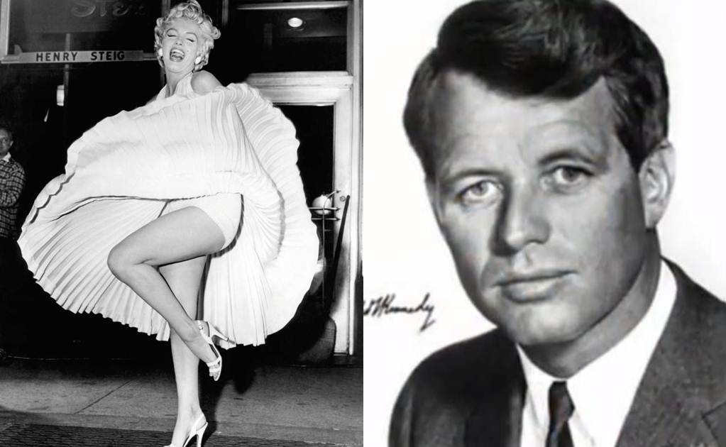 Marilyn Monroe y Robert Kennedy.