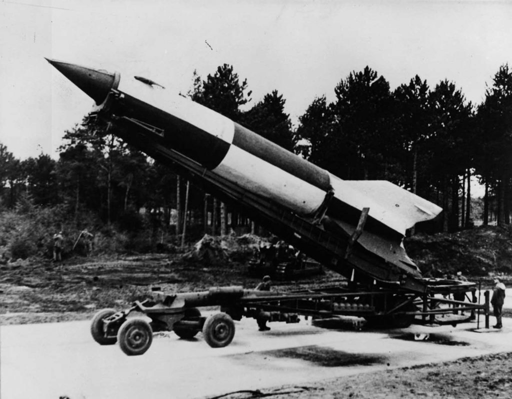 Cohete alemán V2.