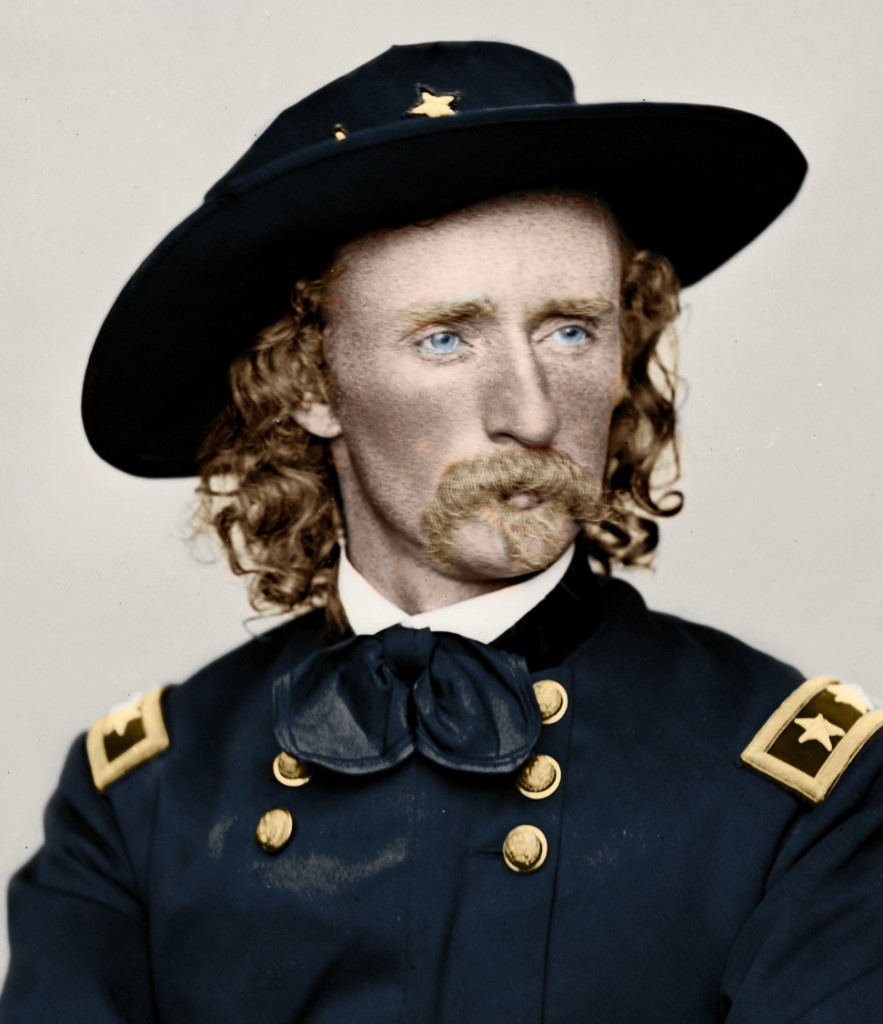 El general George Armstrong Custer.