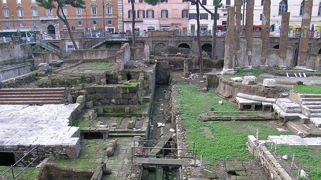 La Curia de Pompeyo, el histórico lugar donde fue apuñalado Julio César.