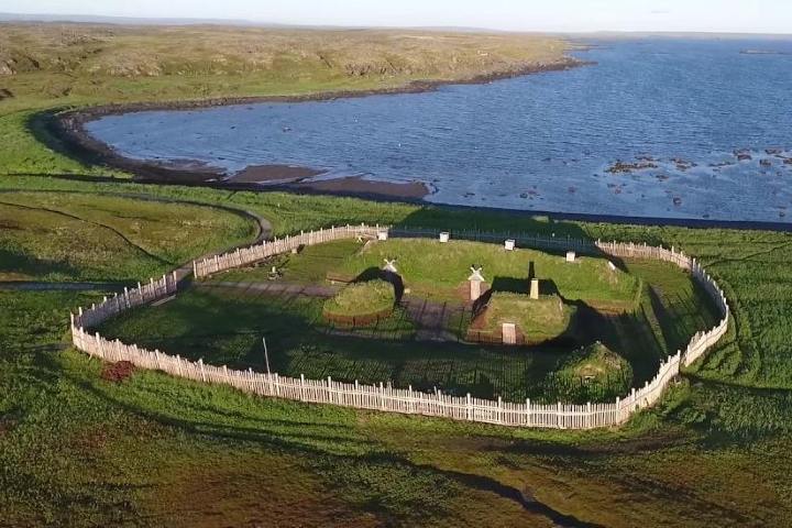 El asentamiento vikingo de L´Anse aux Meadows en la actualidad.
