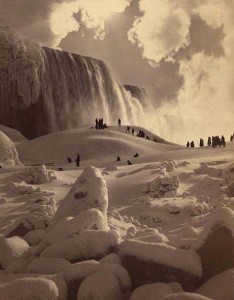 Las Cataratas del Niágara se congelaron en 1883.