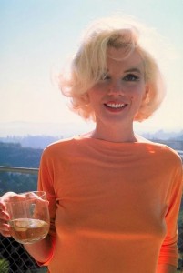 Marilyn Monroe one month before her death.