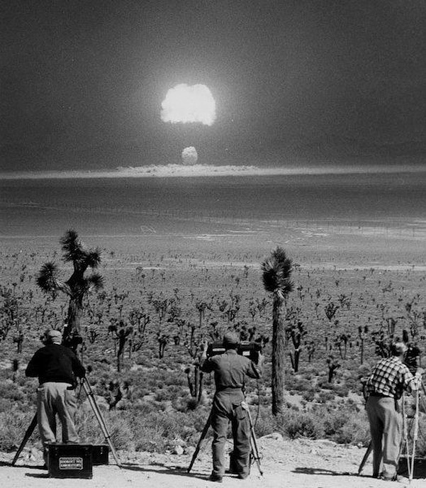 Prueba de bomba atómica, Nevada, 1955
