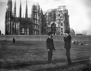 La Sagrada Familia, Barcelona, 1905