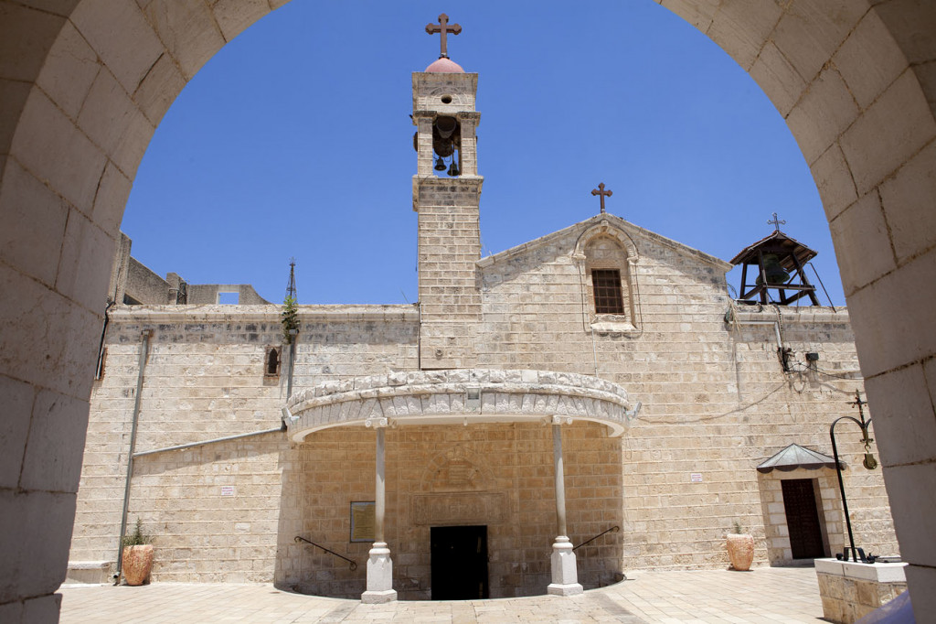 La Iglesia de San Gabriel, en Nazaret.