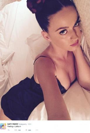 Katy Perry sorprende a sus seguidores con selfie en ropa interior - Guioteca