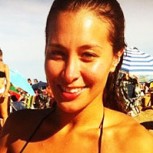Así lucía la modelo Sabrina Sosa en sus primeras vacaciones de niña