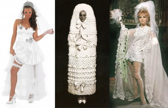 Reír o llorar?: Vea los peores vestidos de novia que se han diseñado -  Guioteca
