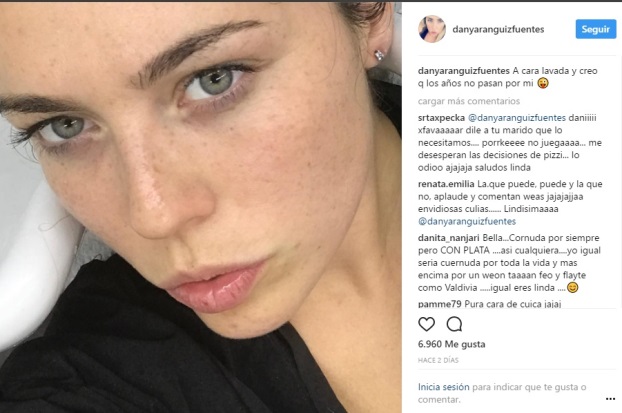 Daniela Aránguiz genera comentarios divididos con su foto sin maquillaje  ¿Qué opinas? - Guioteca