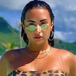 Demi Lovato publicó imágenes disfrutando de Tahiti junto al mar y mostrando cómo se ha recuperado