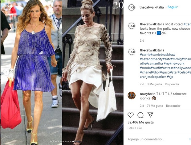 Carrie Bradshaw inspira a Louis Vuitton en su último desfile: el cinturón  se lleva a la cintura