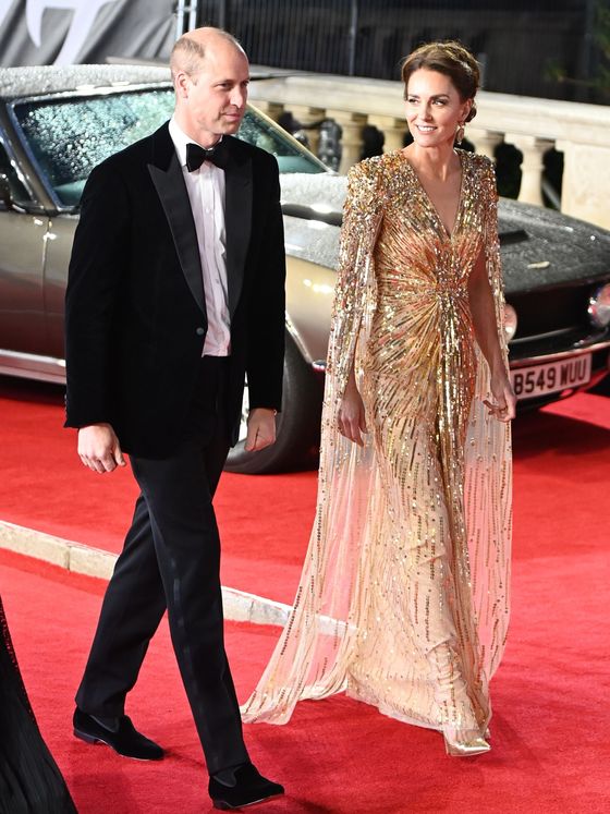 Kate Middleton durante el estreno de la nueva película de James Bond.