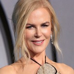 Nicole Kidman se la jugó con un vestido de plumas en el estreno de una película