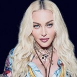 Madonna se decidió por un vestido rosado de Gucci para cantar con Maluma en Colombia