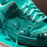 Nike y emblemática joyería Tiffany crearon estas maravillosas zapatillas: Originales y de lujo