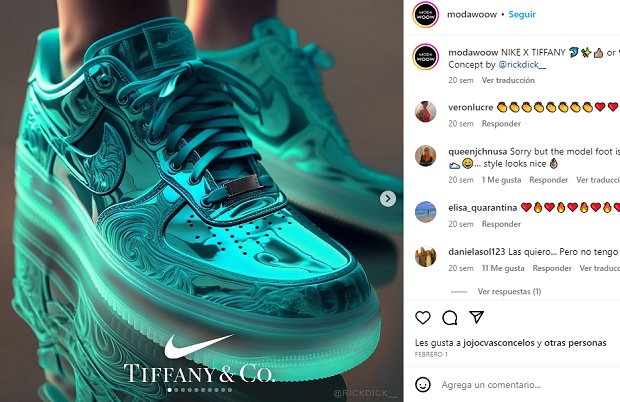 Nike y emblemática joyería Tiffany crearon estas maravillosas zapatillas: y de lujo - Guioteca