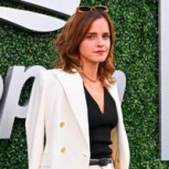 Emma Watson fue la más elegante del US Open con esta combinación que no pasa de moda