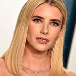 Emma Roberts puso su sello de sofisticación al lucir este vestido de cuero en la Semana del Diseño de Milán