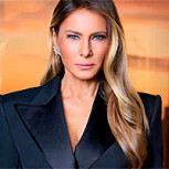 Melania Trump se llenó de elogios con un look primaveral inspirado en la década de los 50