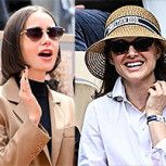 Natalie Portman vs Lily Collins: Duelo de estilos de grandes actrices en la final masculina de Roland Garros