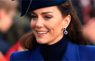 Kate Middleton deslumbr&oacute; con un vestido blanco y un peculiar collar durante visita a la comunidad india de Leicester