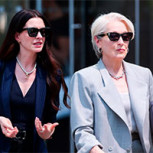 Meryl Streep y Anne Hathaway derrochan estilo promocionando “El Diablo viste a la moda”