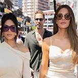 Kim y Khloé Kardashian imponen estilo en el Gran Premio de Mónaco de la Fórmula 1