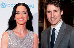 Katy Perry optó por vestido vintage para demostrar su amor por Justin Trudeau