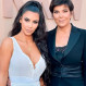 Kim Kardashian revive la alta costura vintage y Kris Jenner hace guiño al glamour de Hollywood en Roma