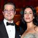 Inés de Ramón acaparó las miradas en Londres con vestido de encaje y junto a Brad Pitt