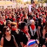 Colectivo Las Tesis congregó a miles de mujeres para nueva intervención feminista masiva